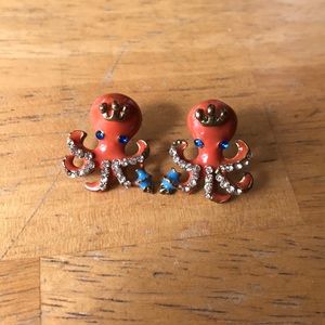Betsy Johnson octopus earrings